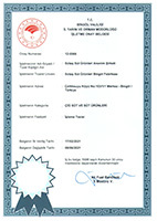 OPERATION APPROVAL CERTIFICATE - DIRECTORATE OF PROVINCIAL AGRICULTURAL AND FORESTRY – BİNGÖL